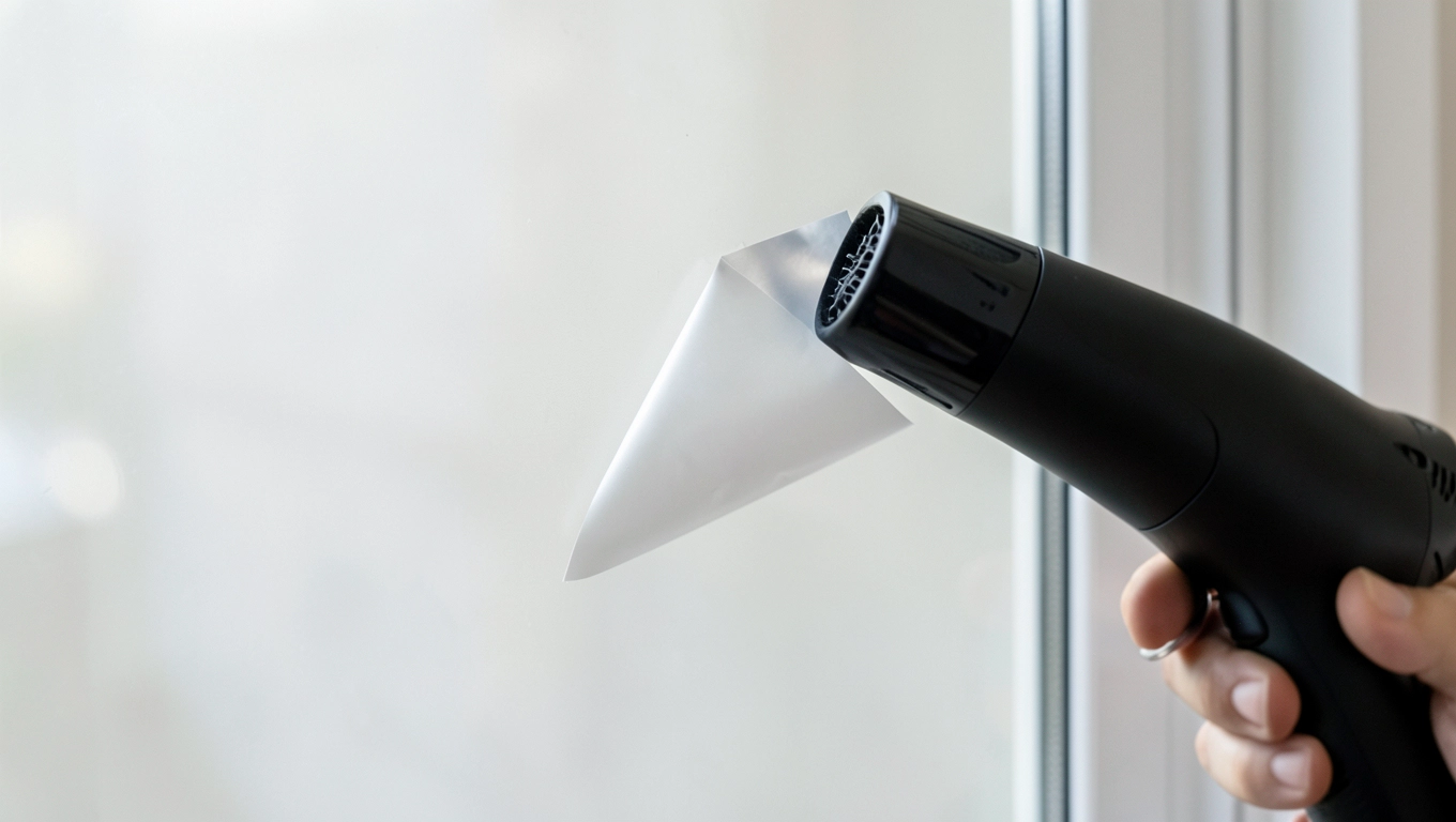 akrylowe naklejki na drzwi szklane bez śladów