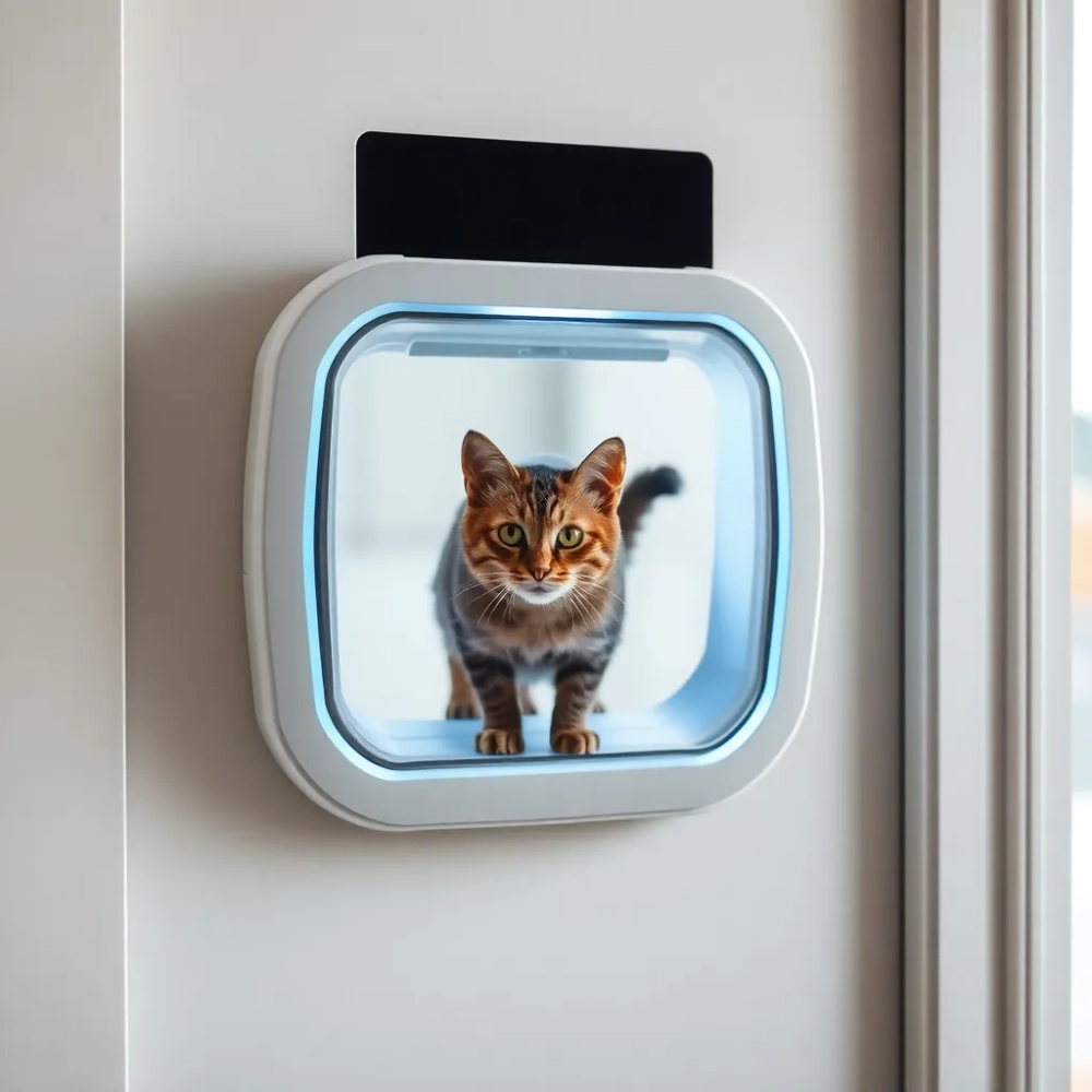 Automatyczne drzwi dla kota