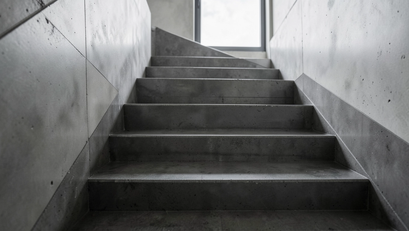 Beton architektoniczny na schody wewnętrzne