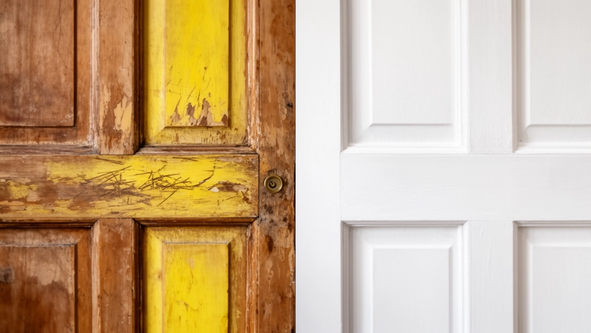 Biała farba do drzwi drewnianych