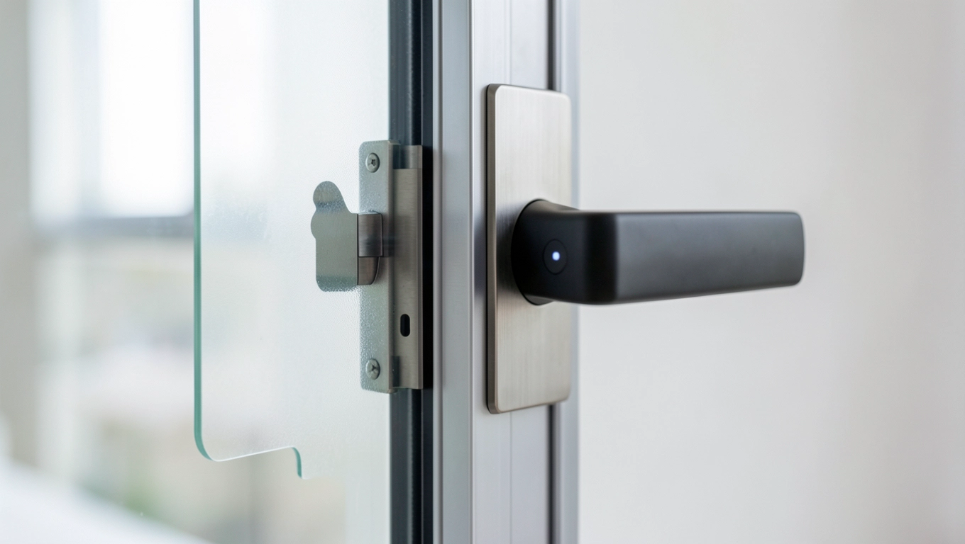 blokada do drzwi szklanych
