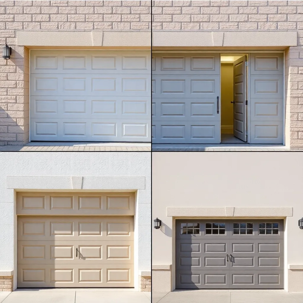 Bramy garażowe z drzwiami wejściowymi ceny