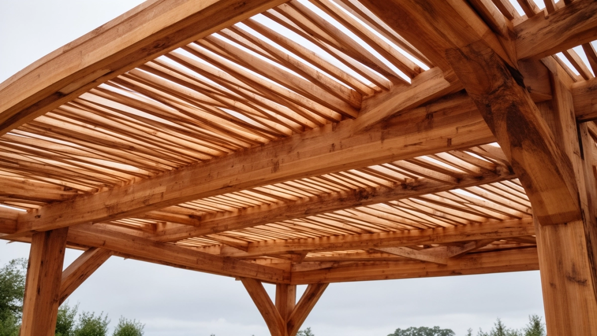 budowa zadaszenia tarasu drewnianego