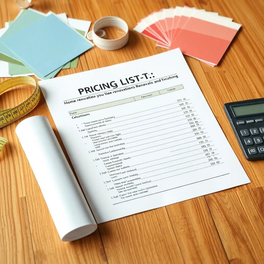 Cennik Remontów I Wykończeń Mieszkań