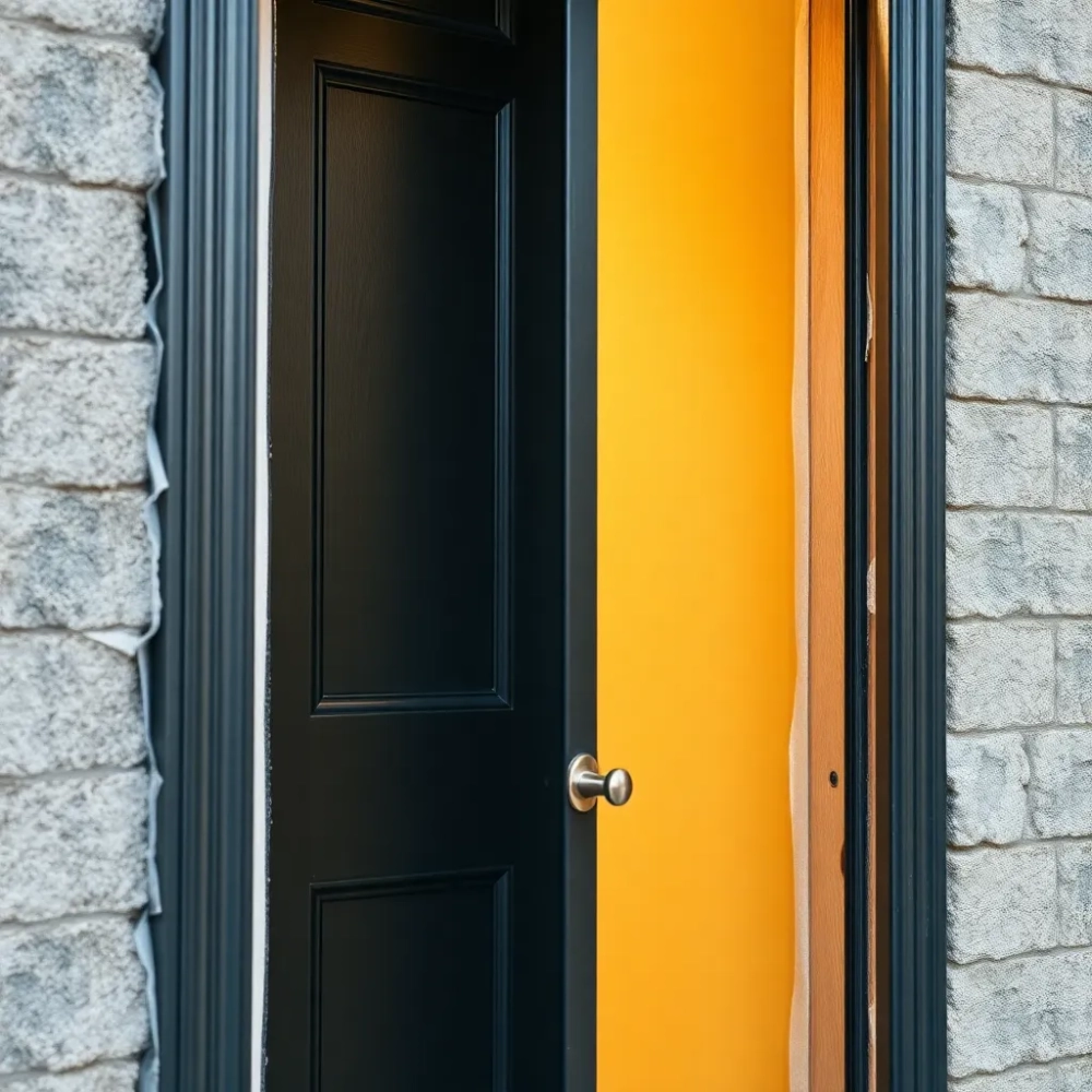 Ciepły montaż drzwi zewnętrznych cena