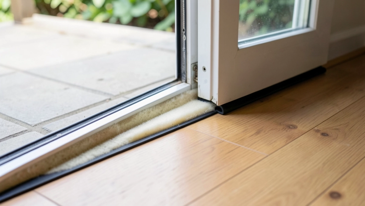 Ciepły próg pod drzwi tarasowe