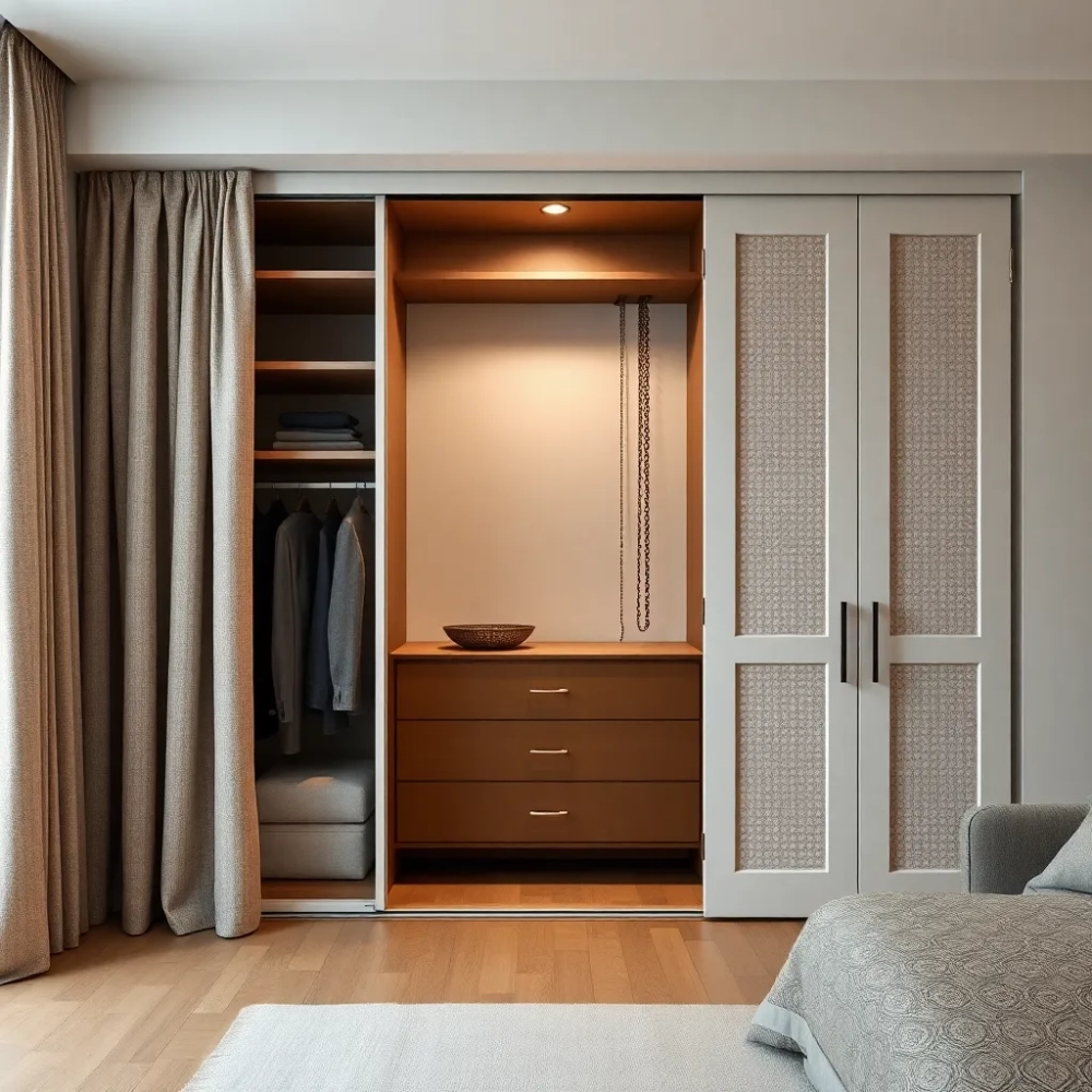 Co zamiast drzwi przesuwnych do szafy