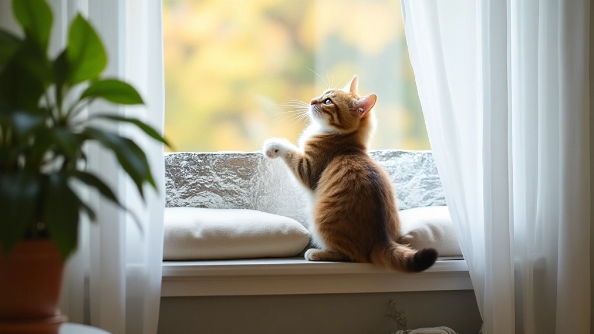 co zrobić żeby kot nie wchodził na parapet