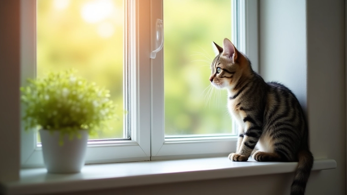 co zrobić żeby kot nie wskakiwał na parapet