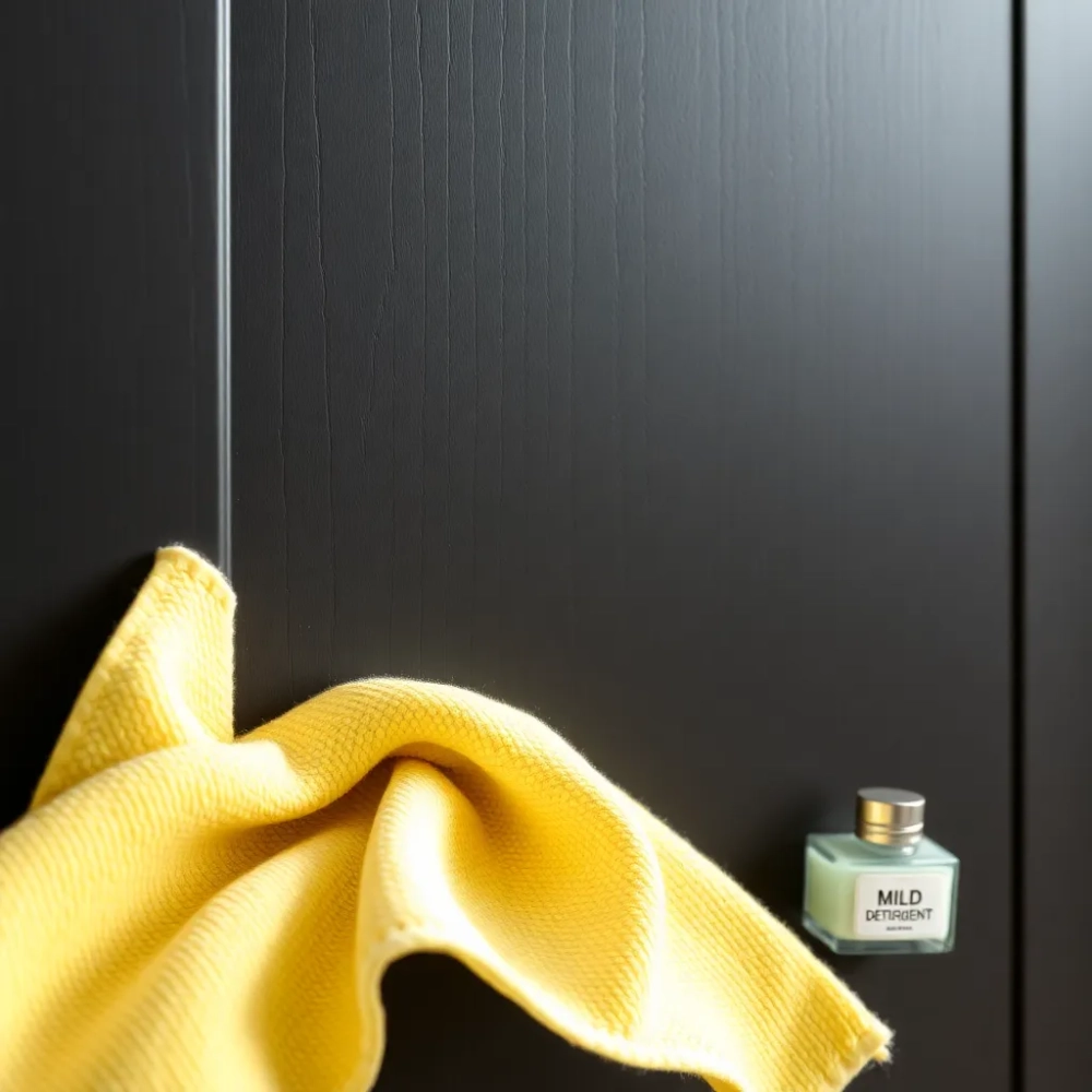 Czym czyścić drzwi antracyt