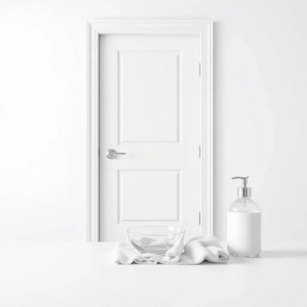 Czym myć białe drzwi wewnętrzne