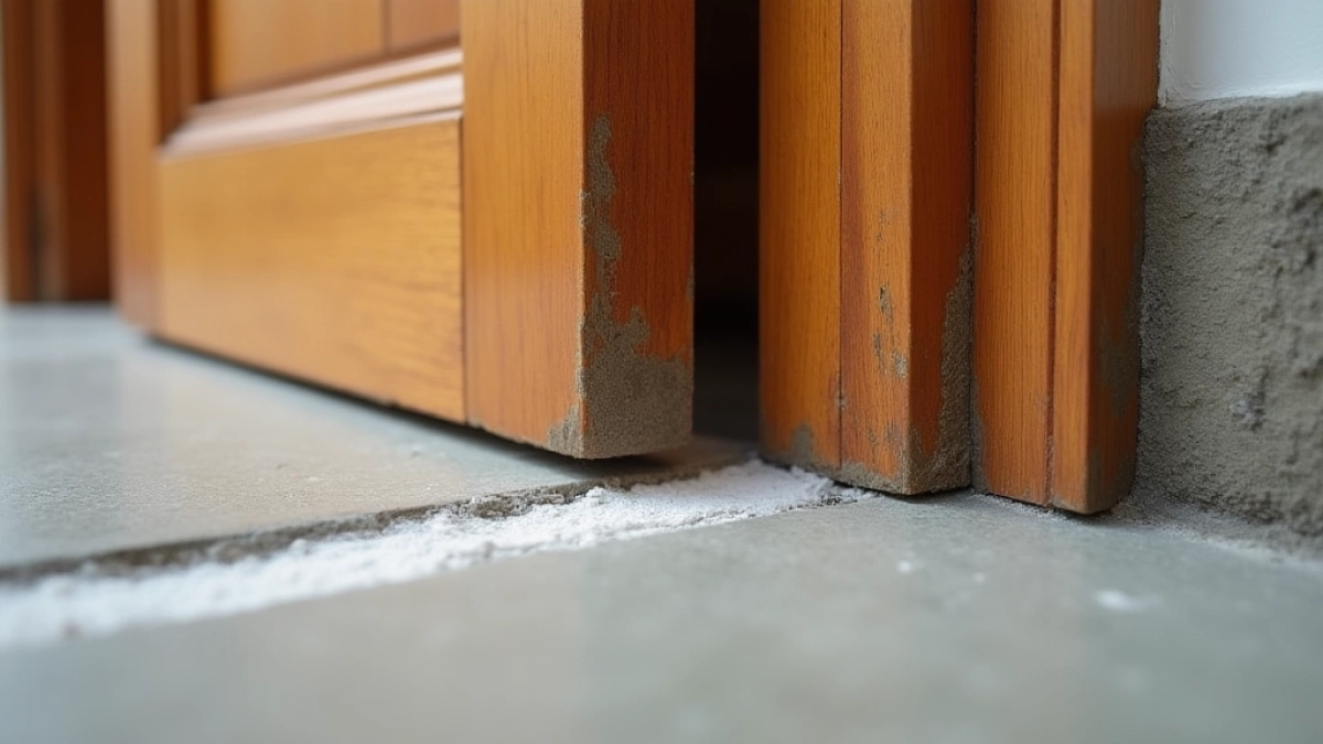 Czym przykleić próg drewniany do betonu