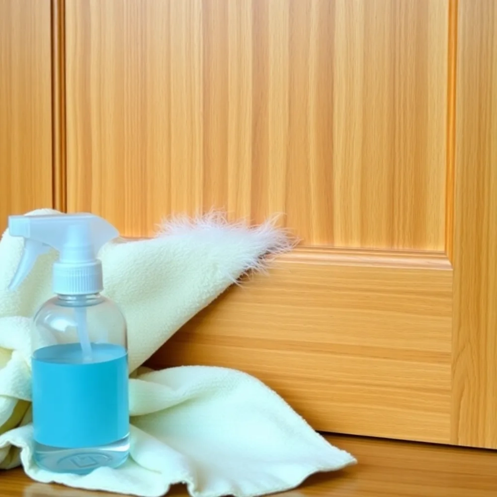 Czym wyczyścić drzwi z okleiny