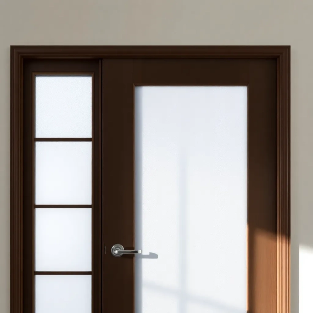 Czym zasłonić szyby w drzwiach pokojowych