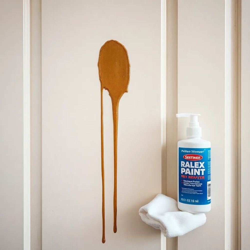 Czym zmyć farbę lateksową z drzwi