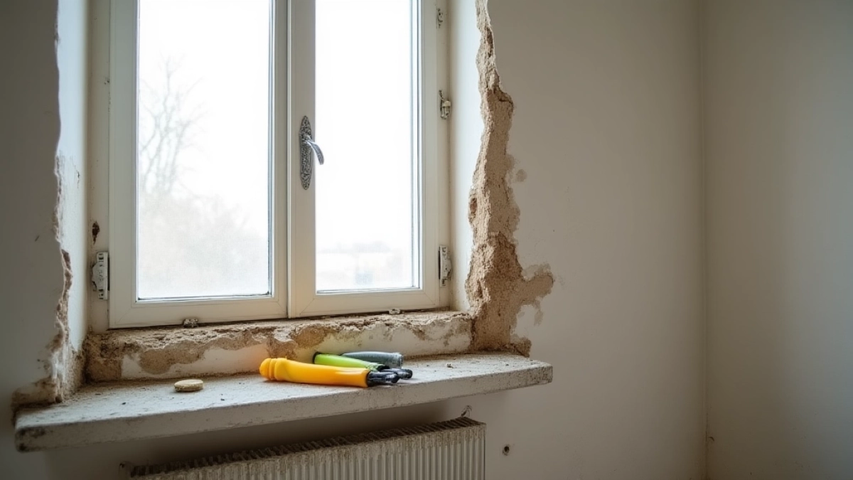 Demontaż parapetu wewnętrznego cena