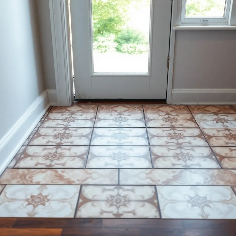 Dokąd kłaść płytki w drzwiach