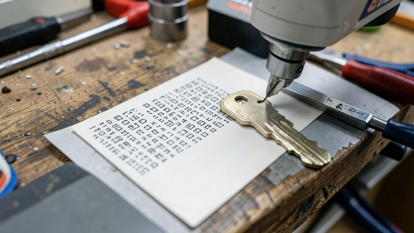 Dorabianie kluczy na podstawie kodu