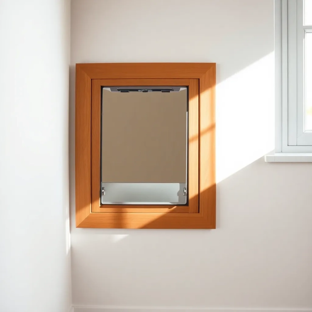 Drzwi dla kota w ścianie