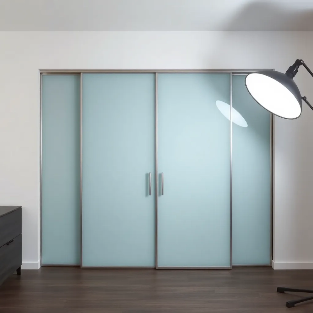 Drzwi do garderoby przesuwne podwójne