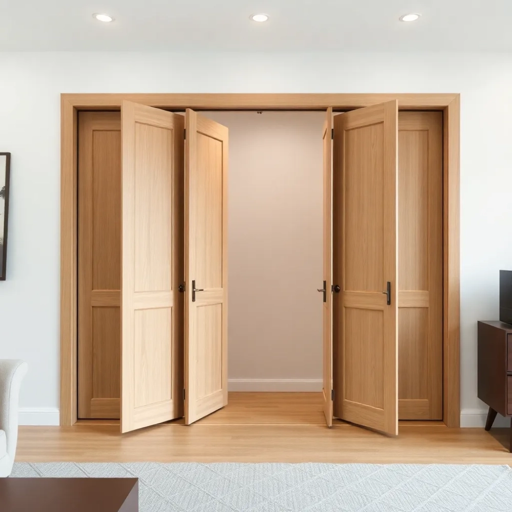 Drzwi do garderoby składane