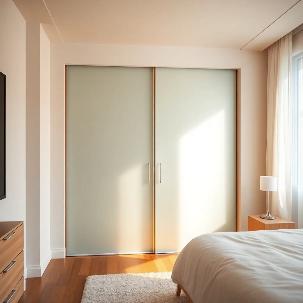 Drzwi do garderoby w sypialni