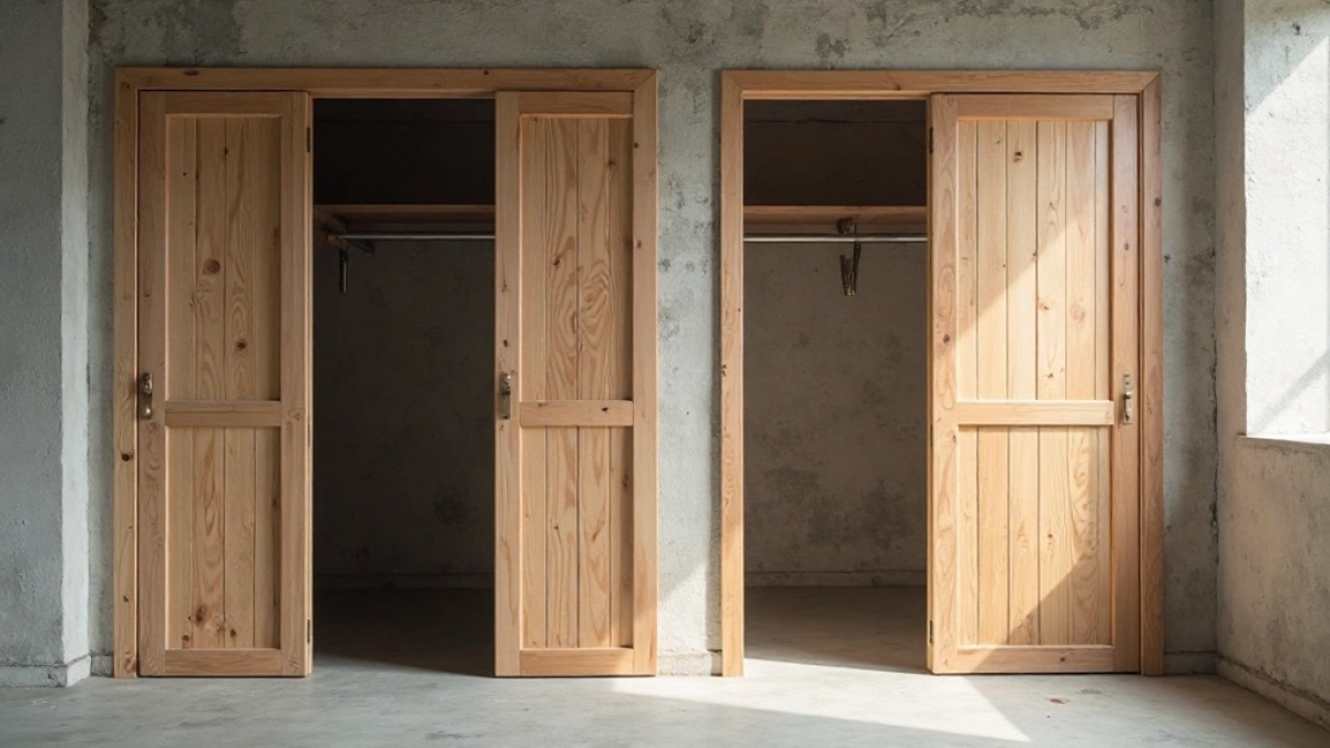 Drzwi do komórek lokatorskich ażurowe