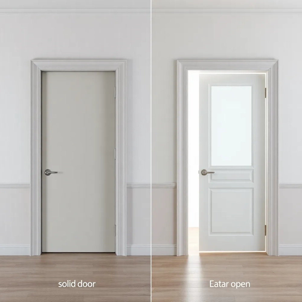 Drzwi do pokoju pełne czy z szybą