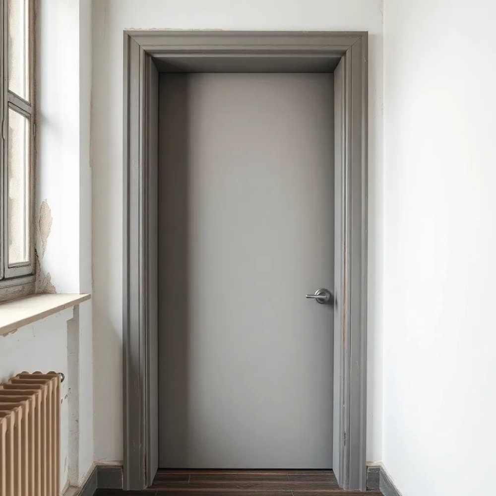 Drzwi do starych futryn w bloku