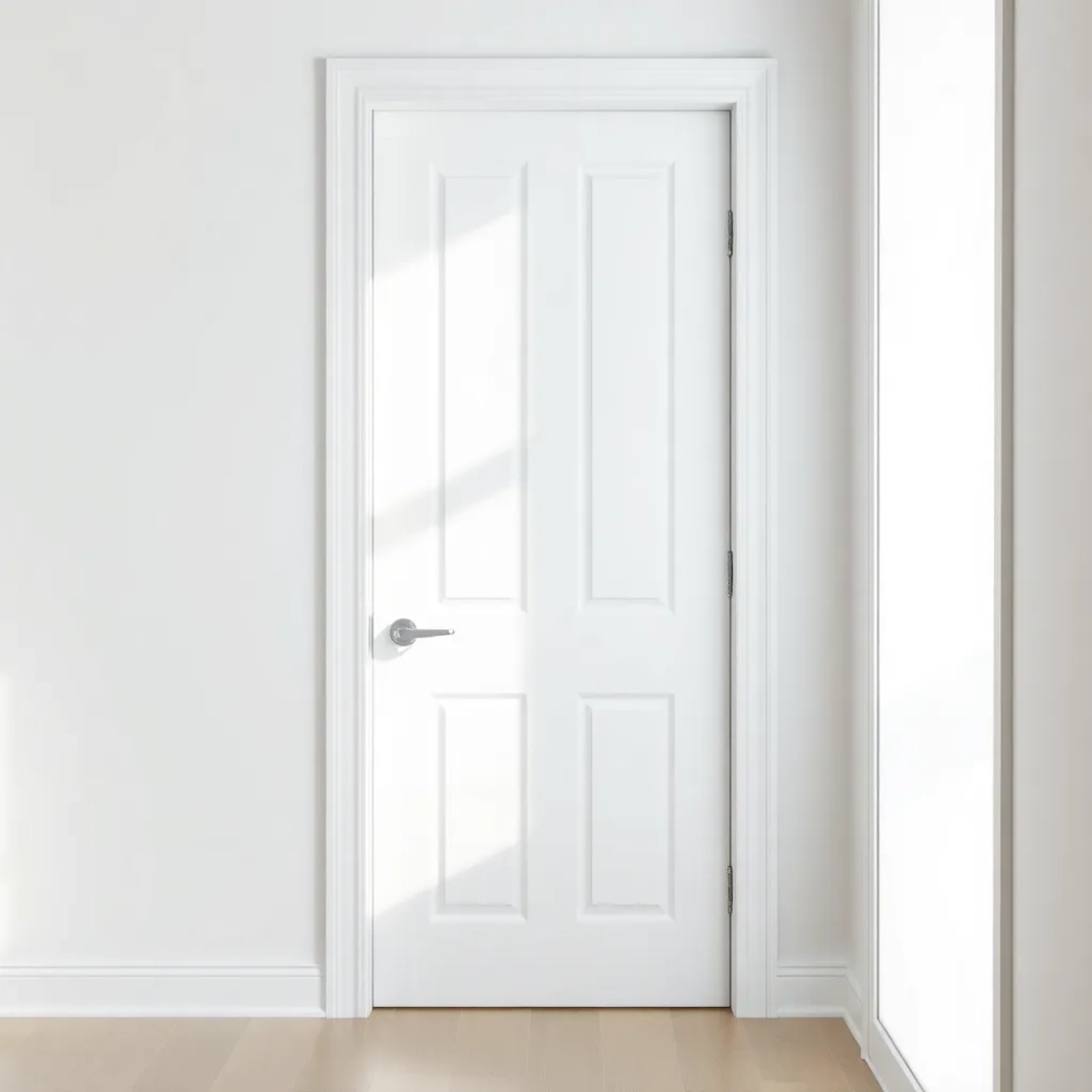 Drzwi DRE białe z szybą