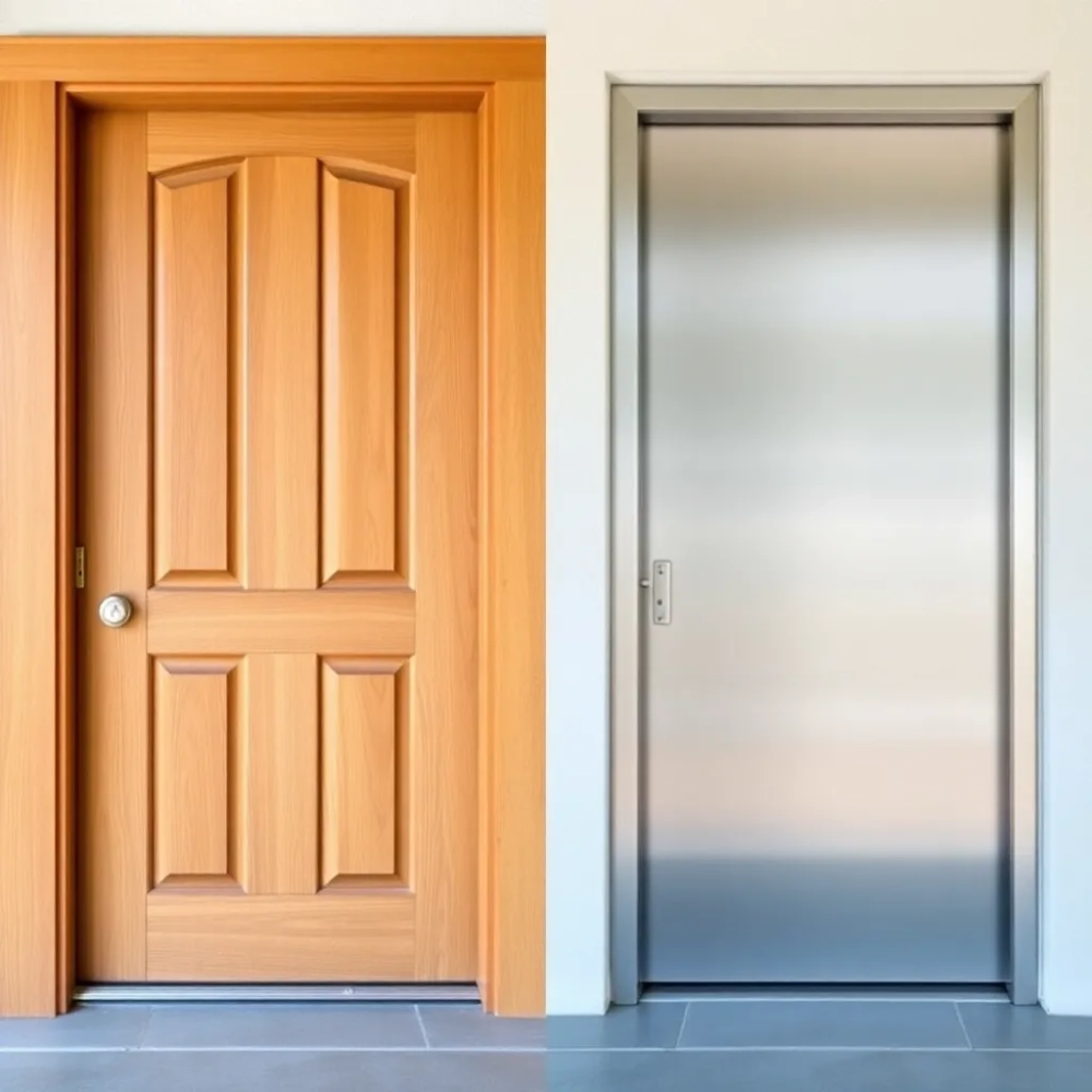 Drzwi drewniane czy aluminiowe