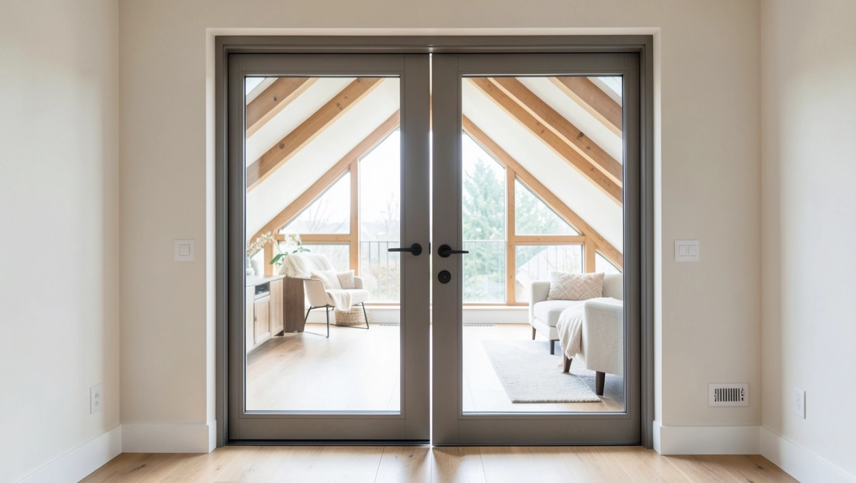 drzwi dwuskrzydlowe szklane