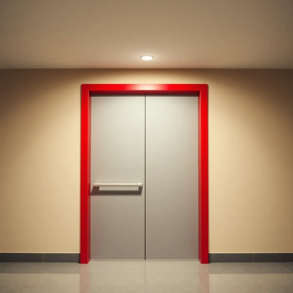 Drzwi ewakuacyjne wysokość