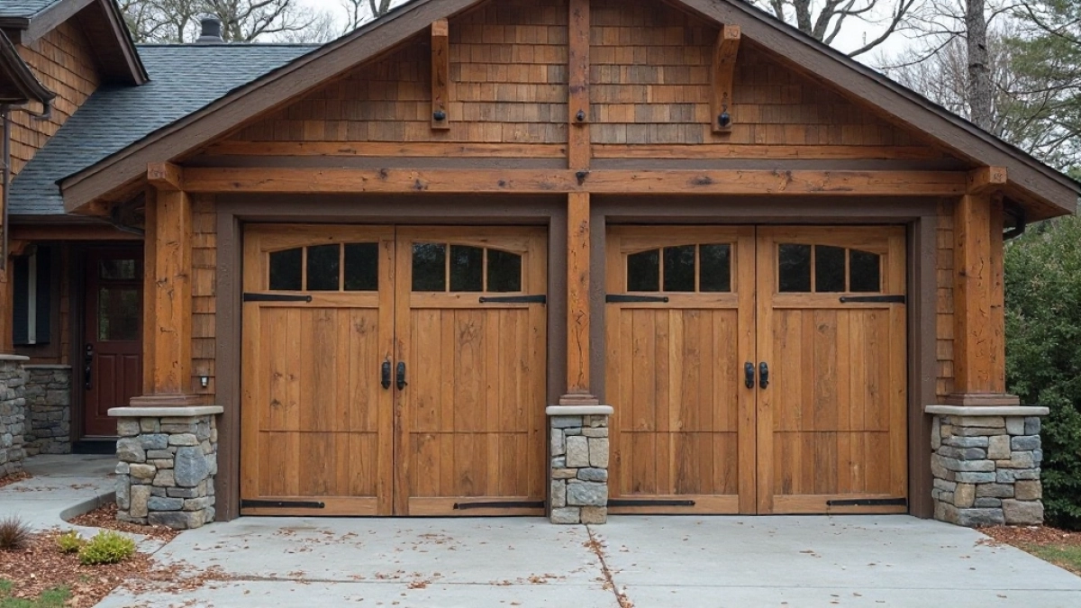 drzwi garażowe drewniane jak zrobić