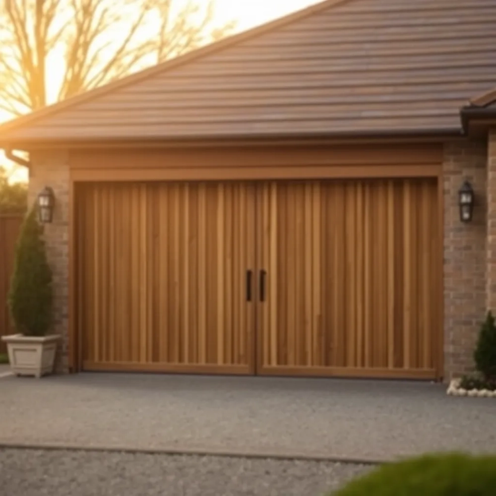 Drzwi garażowe drewniane na wymiar