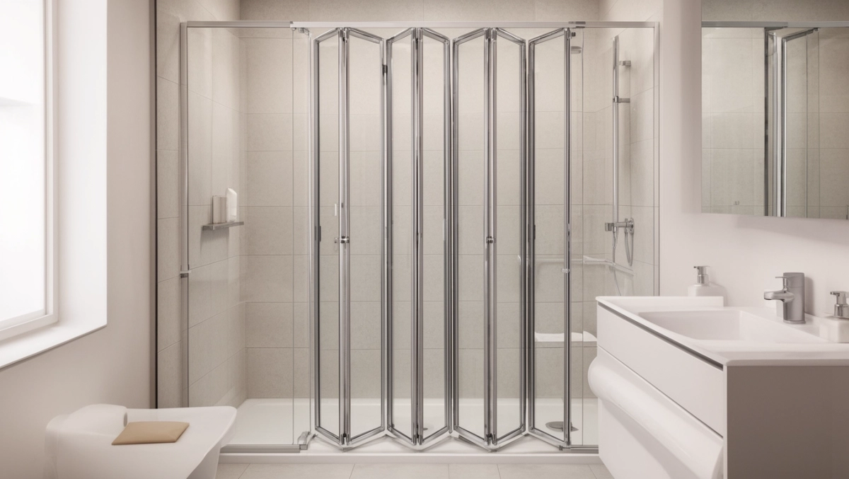 drzwi harmonijkowe do prysznica