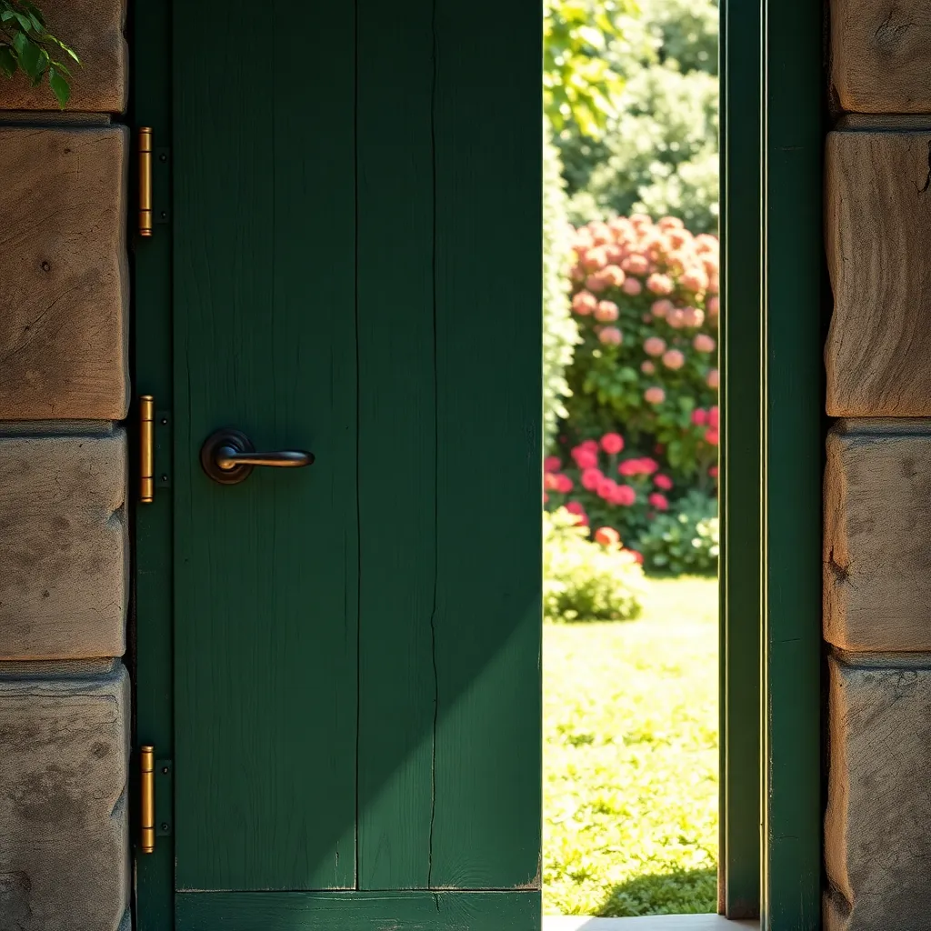 Drzwi lewe otwierane na zewnątrz