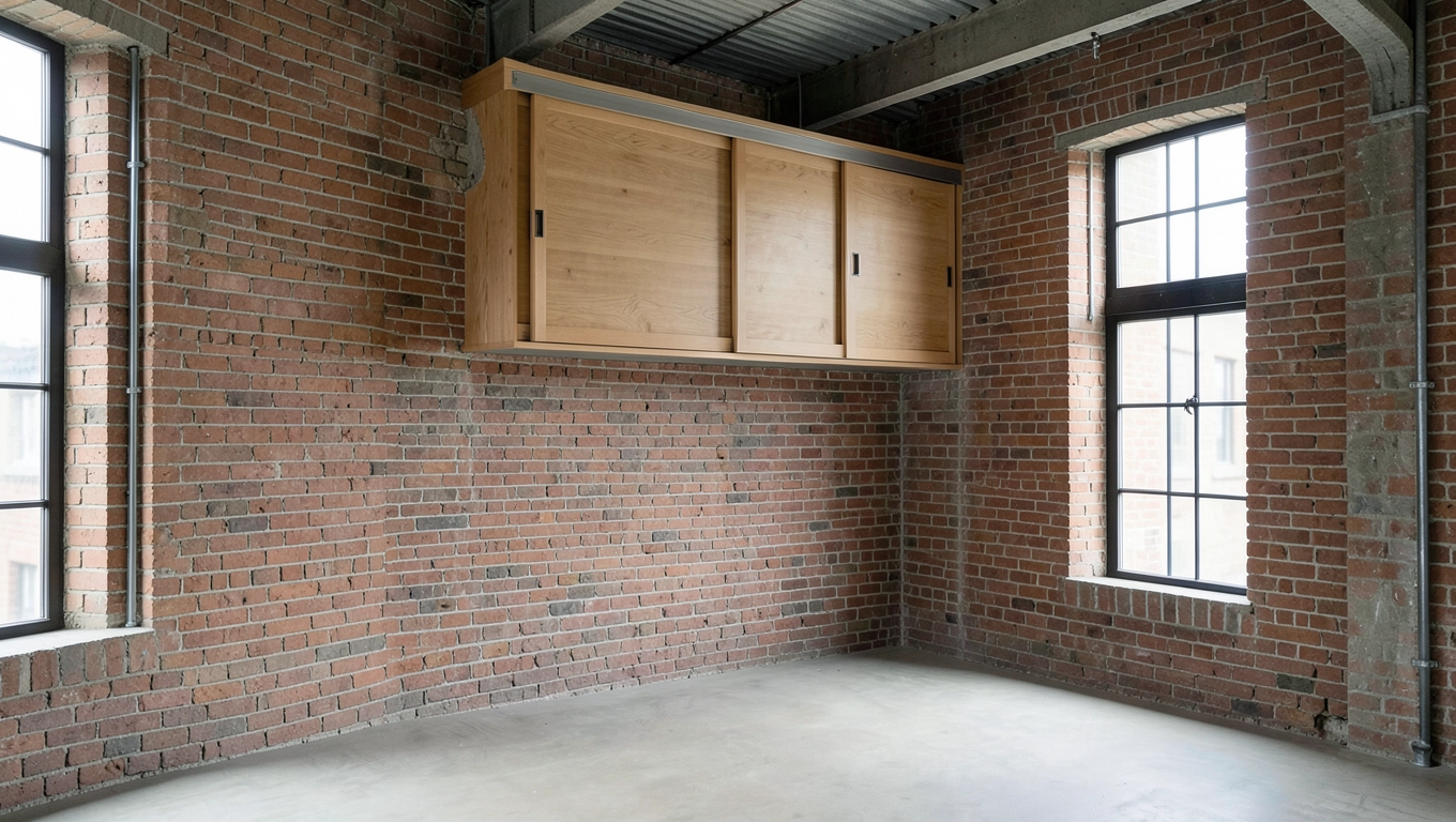 Drzwi loftowe drewniane do otwartych przestrzeni