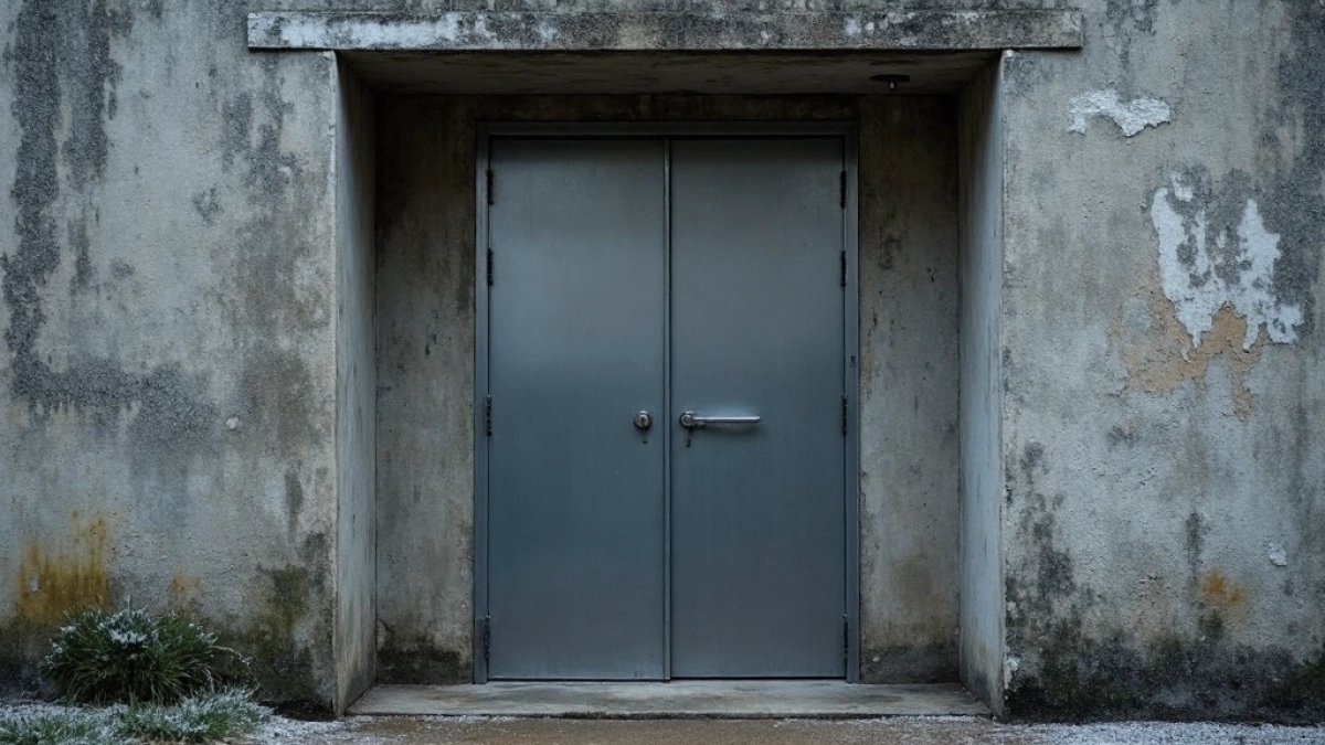 drzwi metalowe do piwnicy 70 cm