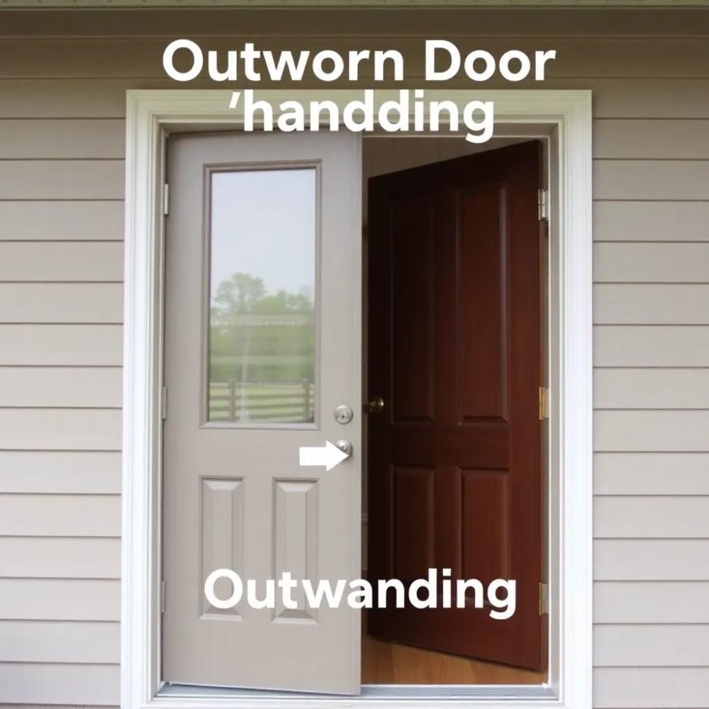 Drzwi prawe czy lewe otwierane na zewnątrz