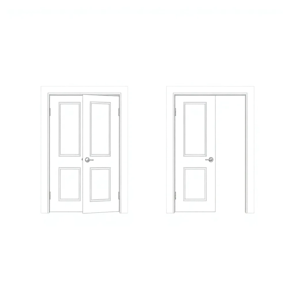 Drzwi prawe czy lewe rysunek