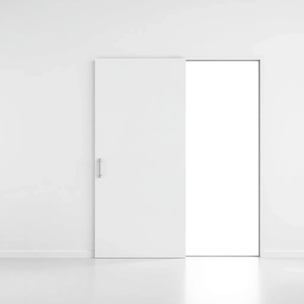 Drzwi przesuwne do zabudowy w ścianie