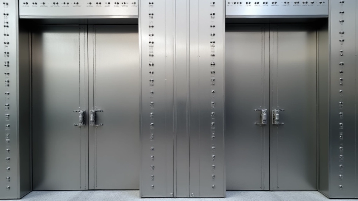 drzwi stalowe do klatki schodowej