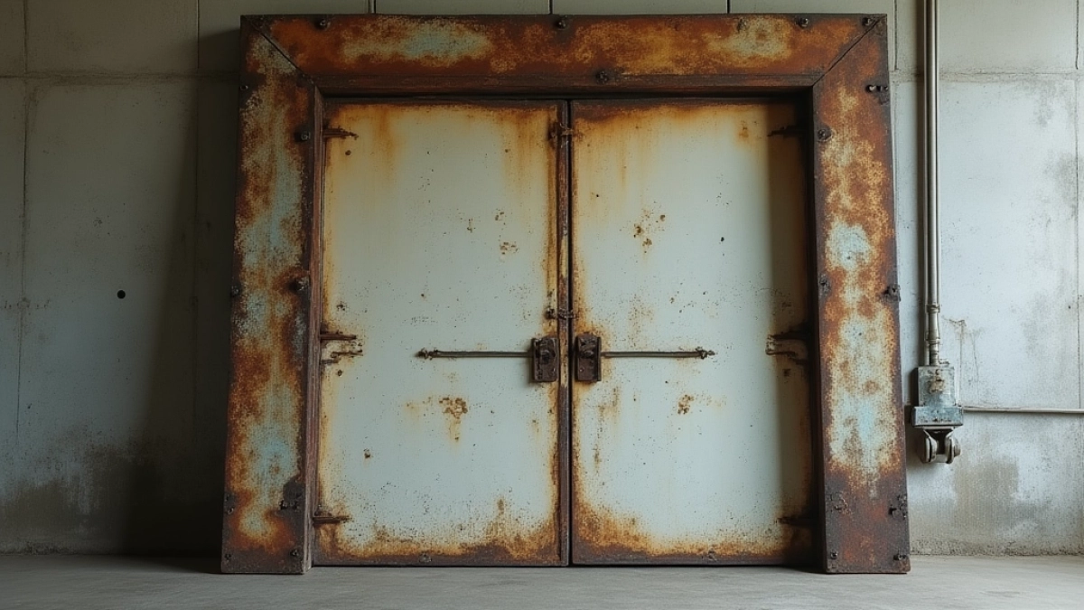 drzwi stalowe z demontażu