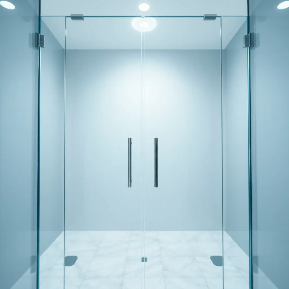 Drzwi szklane do łazienki