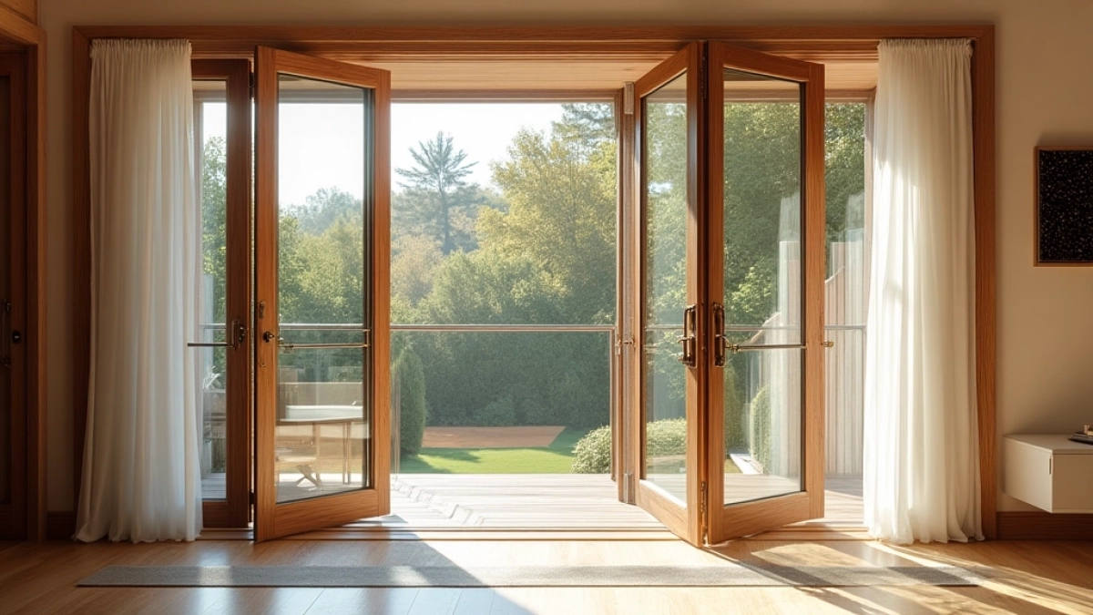 drzwi szklane harmonijkowe