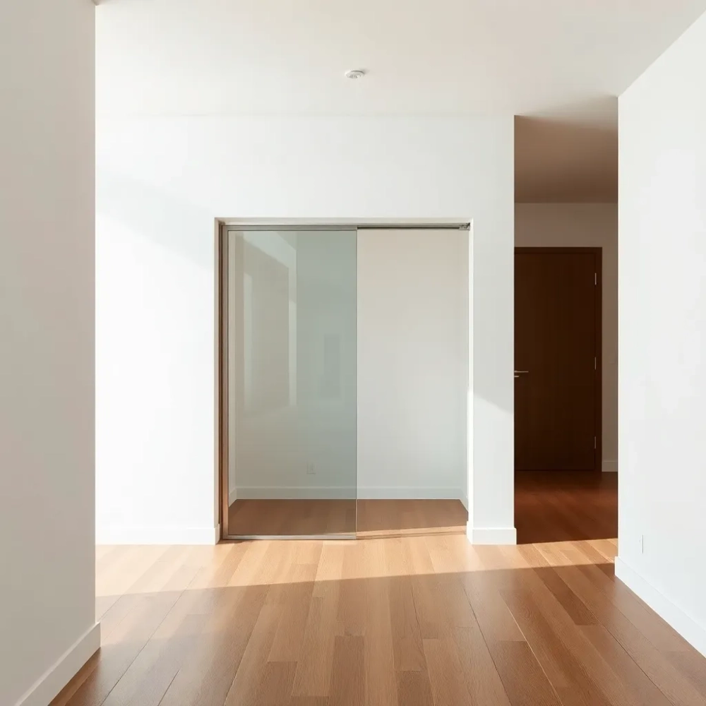 Drzwi szklane w kasecie