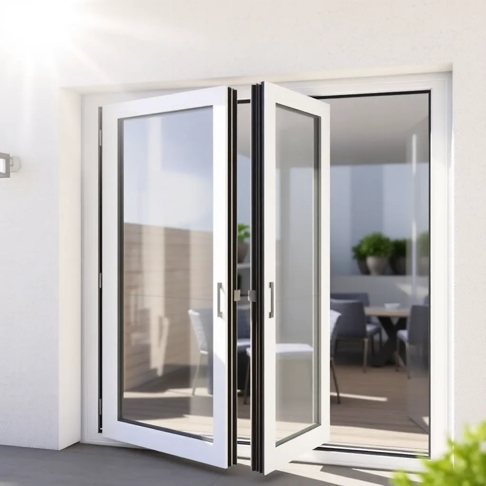 Drzwi tarasowe harmonijkowe PCV cena