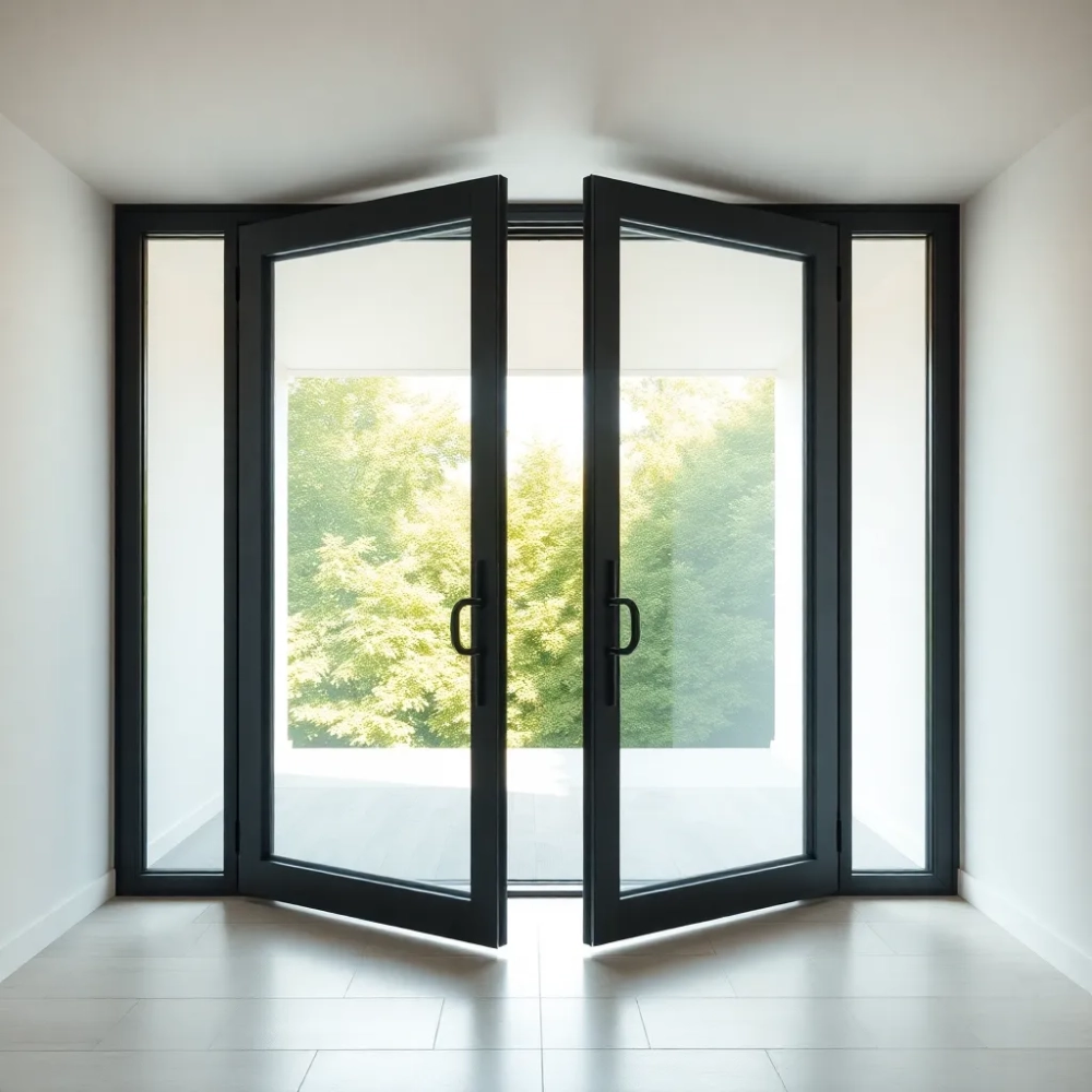 drzwi tarasowe otwierane na zewnątrz