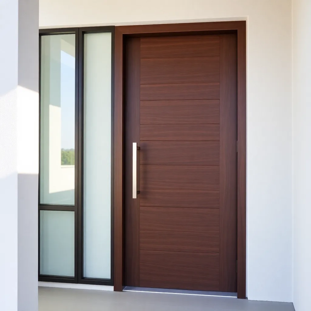 Drzwi wejściowe z szybą z boku wymiary